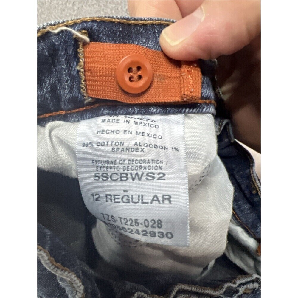 EUC Boys Wrangler Jeans Size 12 Regular Adjustable Waist - Picture 6 of 6